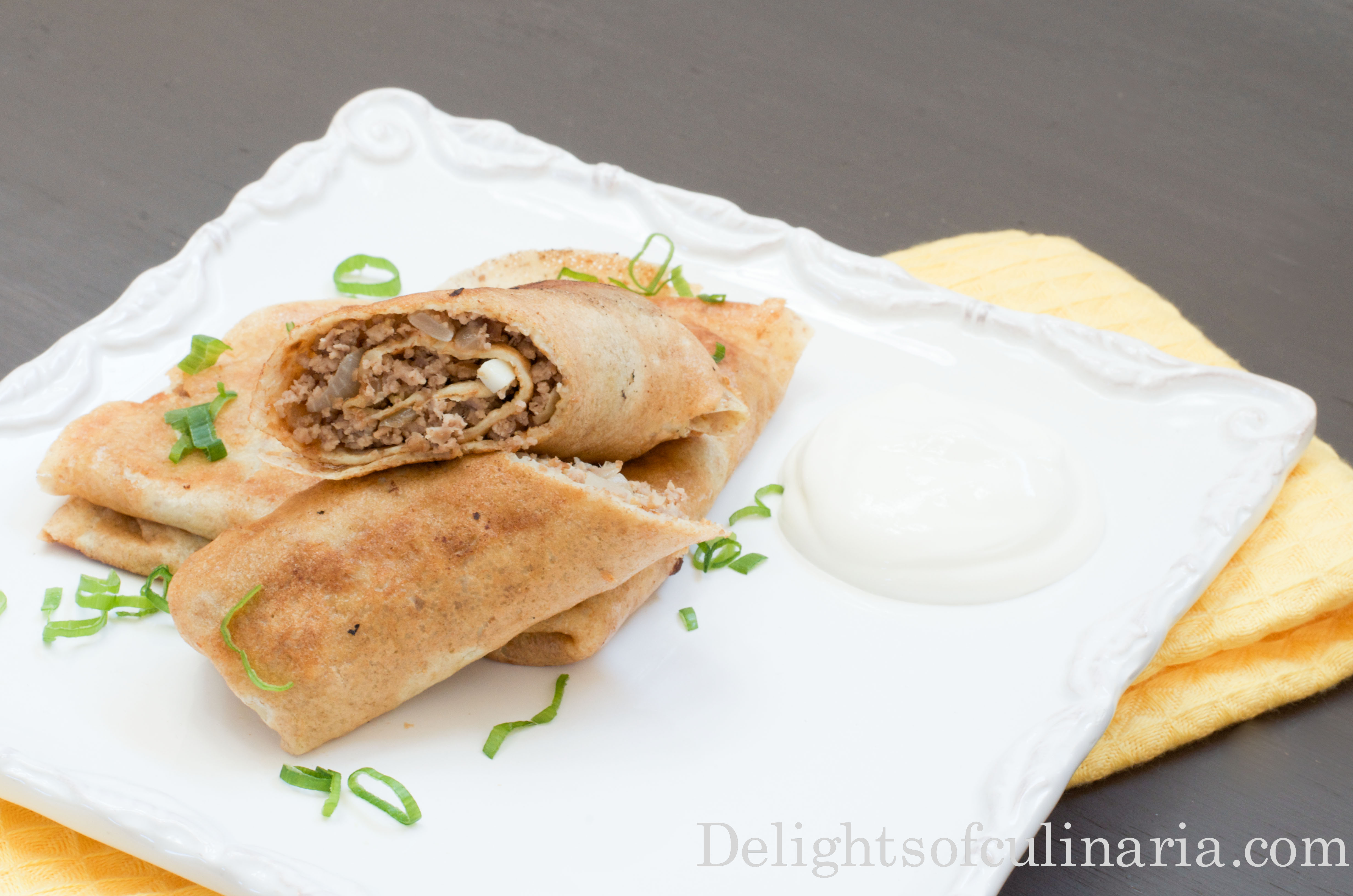 Crepes with Meat Filling
