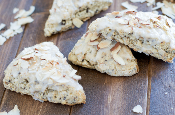 almond coconut and chocolate scones-6