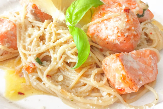 Salmon Pasta Dish
