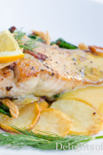 fish with beurre blanc sauce