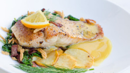 fish with beurre blanc sauce